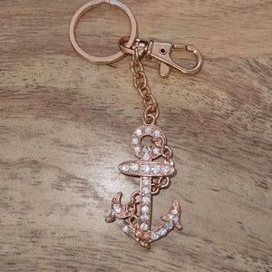 NEW without tags Rose-gold Anchor Key Chain